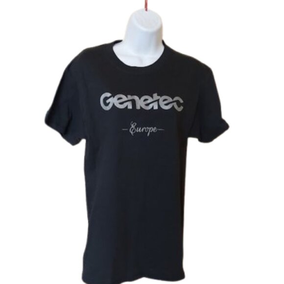 Black T-Shirt with Flag Symbols Size Small - Picture 2 of 2